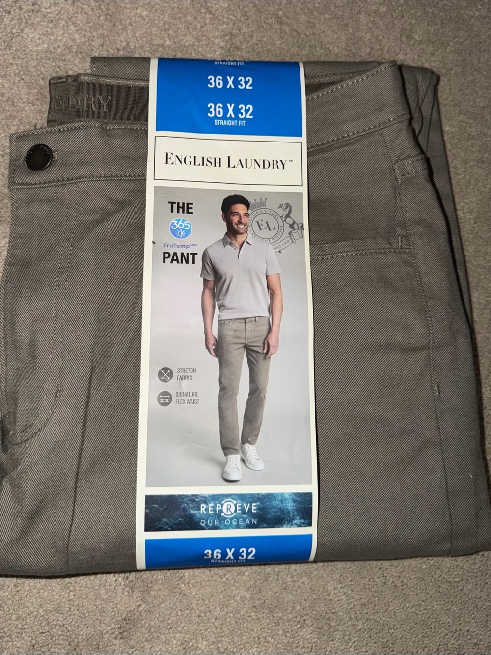 English Laundry Straight Fit Pants - Men’s 36x32 - Picture 4 of 5